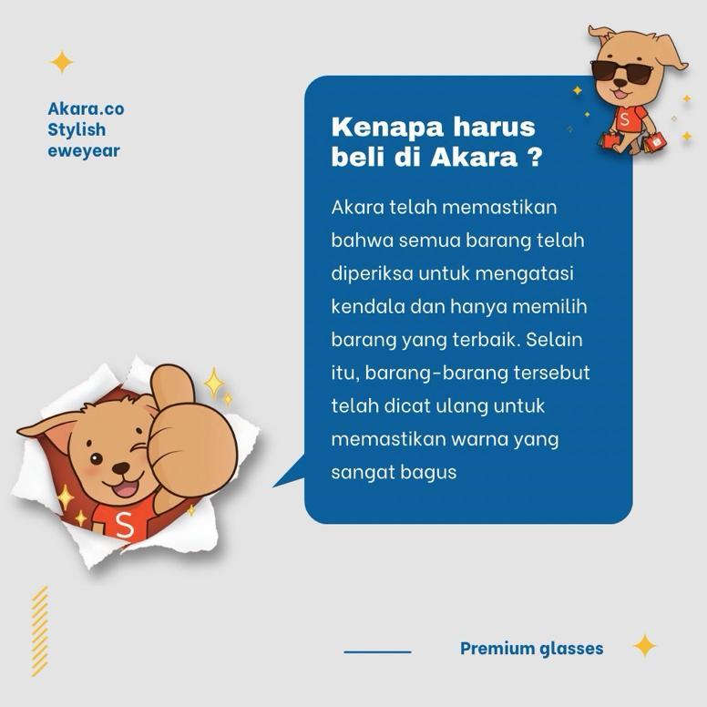 LIMITED AKARA-007 | KACAMATA VINCENT ORIGINAL HIGH QUALITY TRANSPARAN | KACAMATA PUTIH KACAMATA TRAN