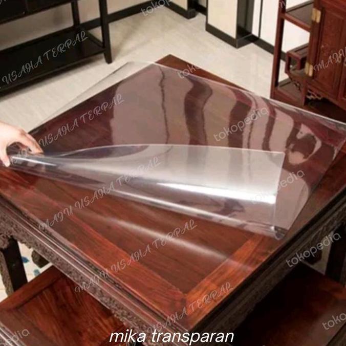 Obelik- Taplak Meja Makan/Mika Bening Meteran/Taplak Meja Plastik Tebal