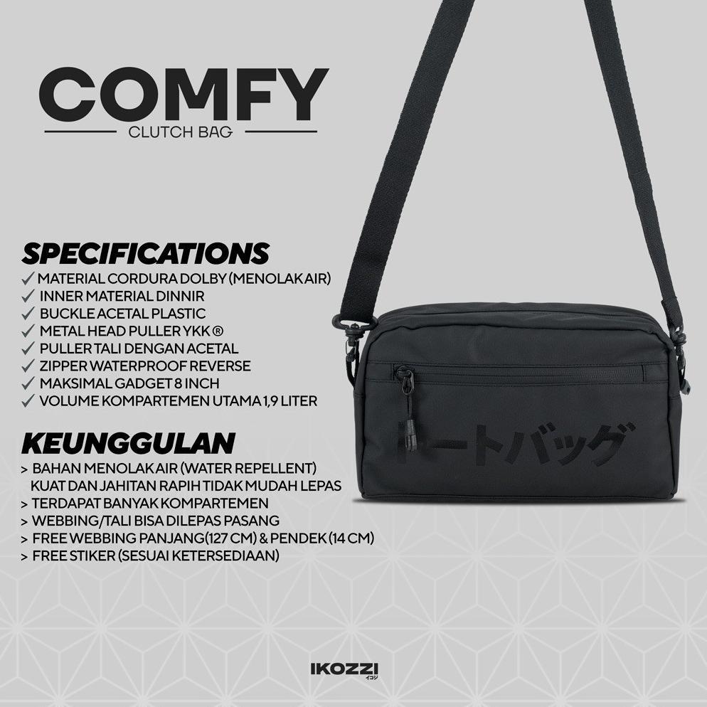 READY STOCK IKOZZI TAS PRIA COMFY HANDBAG PRIA POUCH BAG COWOK TAS SELEMPANG & GENGGAM CLUTCH BAG HI