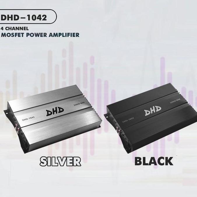 Dhd 1042 Amplifier 4 Channel (Power Amplifier Mobil) Kualitas Terbaik Harga Termurah