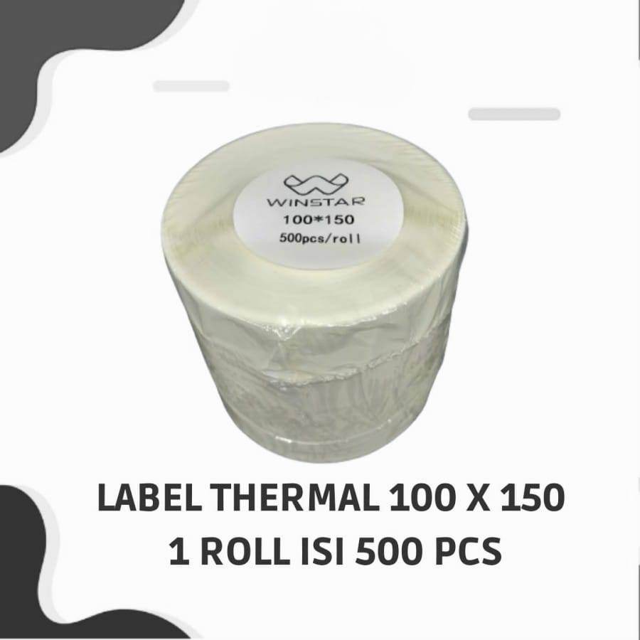 Label thermal Winstar 100x150 isi 500
