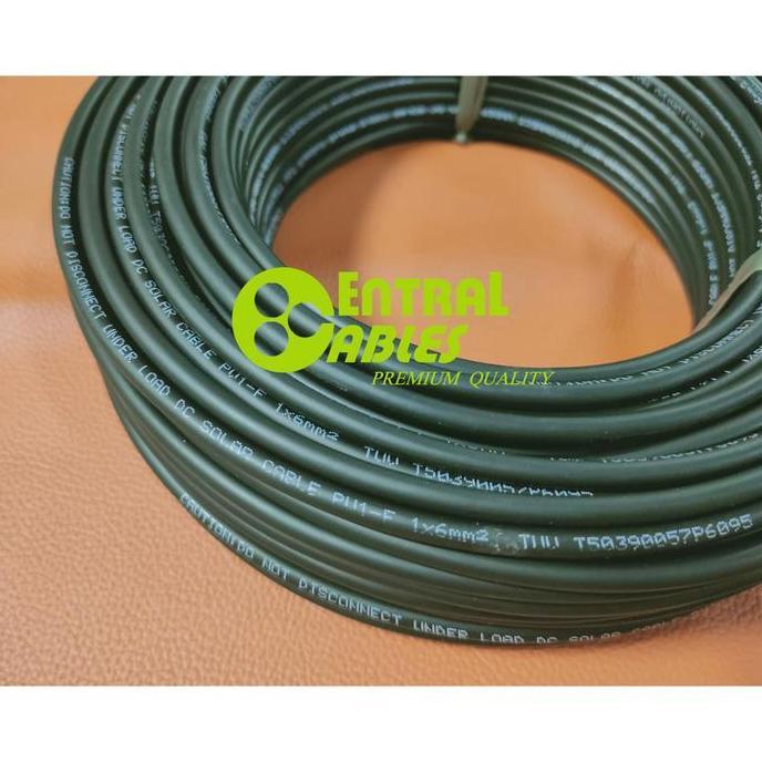 Panelfiks- Pv1-F 6 Mm2 10 Awg Pv-1F Solar Panel Cable Kabel Panel Surya 1000V