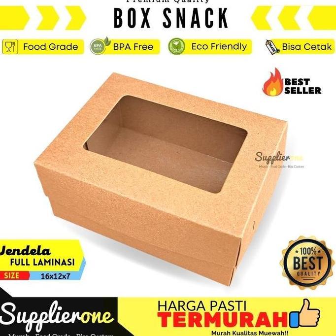 Barunih- Dus Snack Isi 25 / Dus Kue / Dus Cemilan / Box Makanan / Kotak Cemilan / Kema