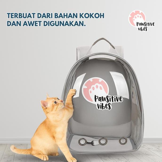 Gohead- Tas Astronot Xtra Jaring |Tas Astronot Kucing Anjing | Pet Cargo Murah