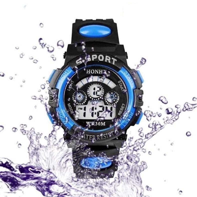 TERLARIS Jam Tangan Anak cowok Anak Kecil Laki Laki Bisa menyala Digital Led Anti Air