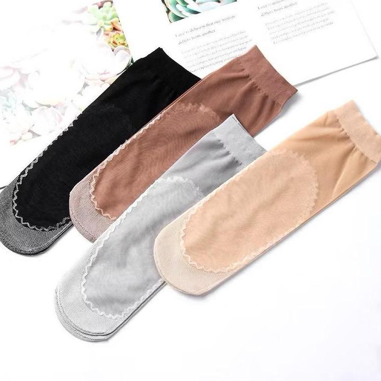 TERMURAH BANYAK WARNA REALPICTINSTANT COD4 WARNA REDE KULIT STOCKING KAOS KAKI PENDEK TRANSPARAN WAN