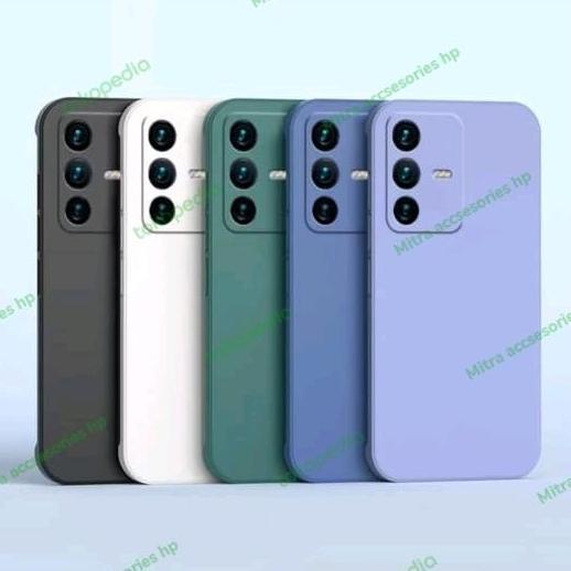 Vivo V23 5G softcase anti noda silicone case