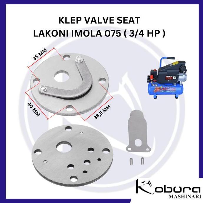Klep Valve Assy Seat Kompresor Udara LAKONI IMOLA 075 3/4 HP
