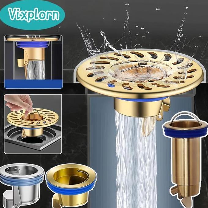 Bangpredi89 - Vixplorn Katup Penutup Saluran Air Penutup Saluran Air Kamar Mandi Wastafel Kamar Mand