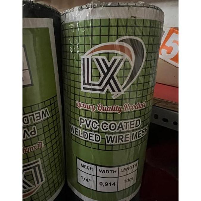 Kawat Loket PVC Hijau 1 ROL 10 METER | Kawat Kandang Ayam Burung Kawat Taman