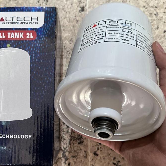 Tabung pompa air CALTECH 2 liter 1/2 inch 2lt wasser pw 139 129 ea ga 130 jak SANYO PH 137 125 A ps 