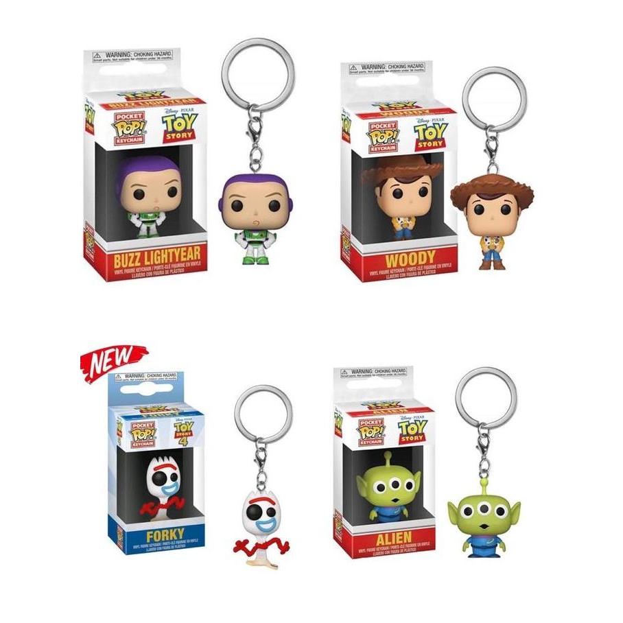 MYCOLLECTIONSID FUNKO POCKET POP KEYCHAIN GANTUNGAN KUNCI DISNEY TOY STORY BUZZ LIGHTYEAR WOODY ALIE