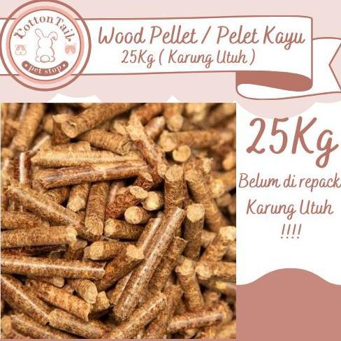 Wood Pellet / Pelet Kayu / Wood Pelet / Pellet Kayu Alami 25Kg