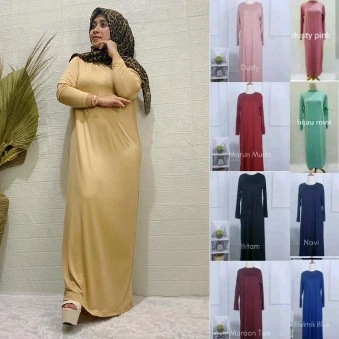 DB257 - Inner Gamis Dalaman kaftan/ Dalaman gamis Polos