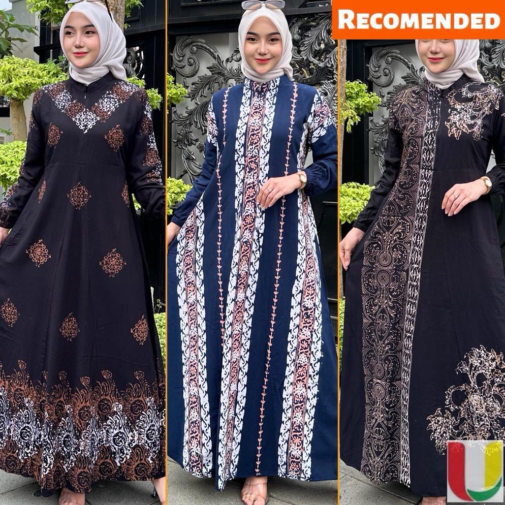 DISKON BATIK USMAN - TERBARU GAMIS RAYON PREMIUM | GAMIS TWILL ORI PEKALONGAN | GAMIS BUSUI JUMBO DA