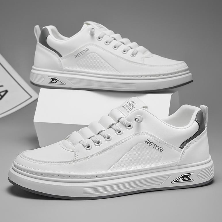 TERBARU Sepatu Putih Pria Original 100% Sepatu Putih Cowok Kece Sepatu Putih Sekolah