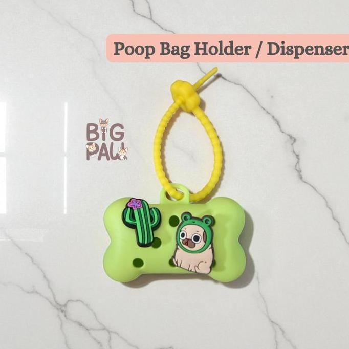 BigPaw Poop Bag Holder / Poop Bag Dipenser | Kapsul Poop Bag Dispenser Kantong Pup Anjing Kucing Ana