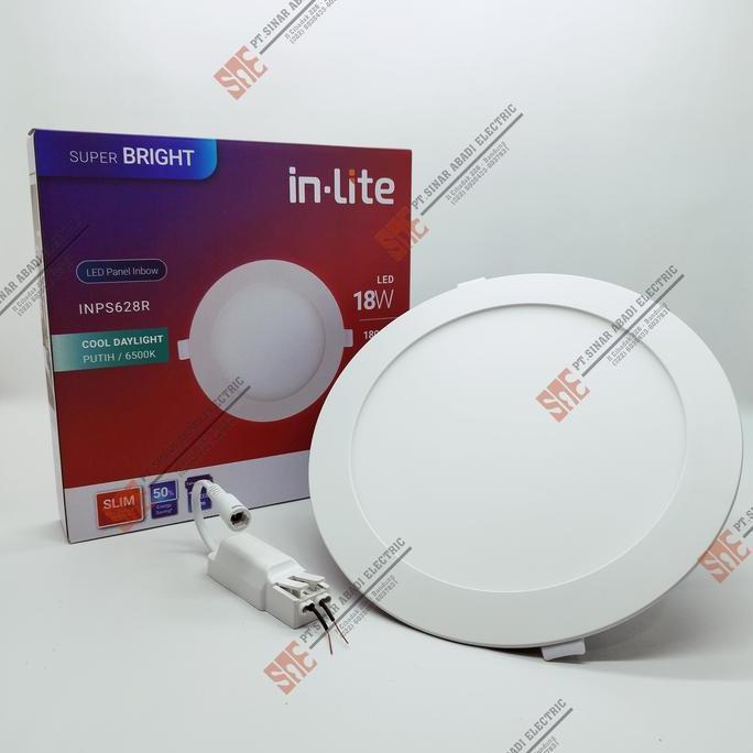 Lampu Downlight Led Inlite 18 Watt Inbow 3000K/4000K/6500K INPS628R