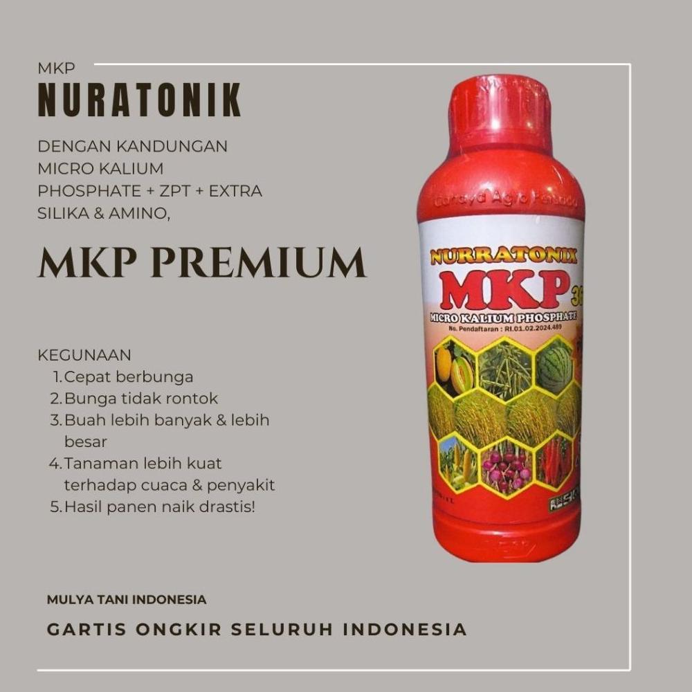 Pupuk MKP Cair Nuratonix Premium 1000 ml Pemacu Bunga dan Buah