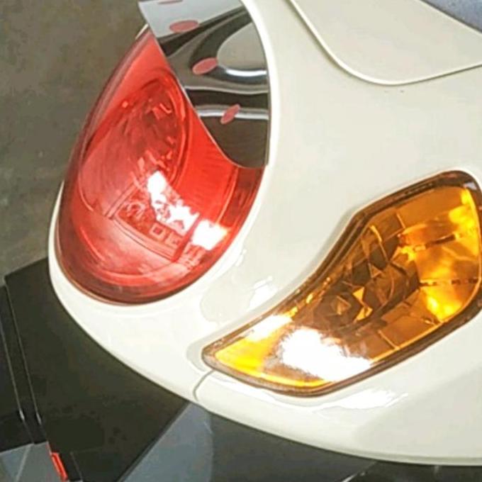 DV55 - new scoopy 2021 rear pet visor lamp - topi lampu belakang