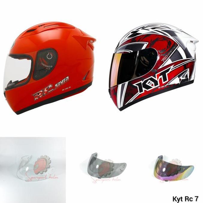 Cod,Bisa- Kaca Helm Kyt Rc 7 Visor Helm Kyt Rc7, Rc Seven