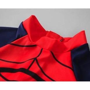 Instancodbisa- Baju Renang Anak Bayi Baby Laki / Cowok Lengan Pendek Swimsuit Spiderman Wetsuit Jump