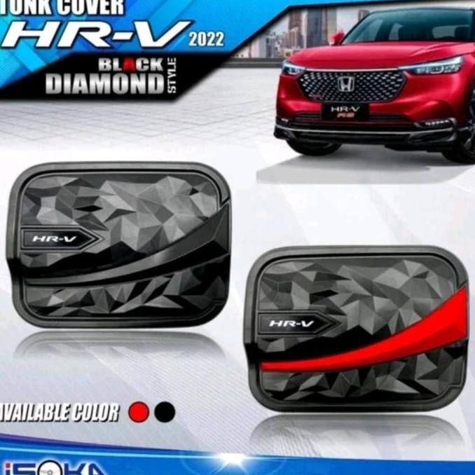 KIELOZA COVER TANK TUTUP TANGKI BENSIN HRV 2015-2021 & HRV 2022-2025 up HITAM DOFF & CARBON Aksesori