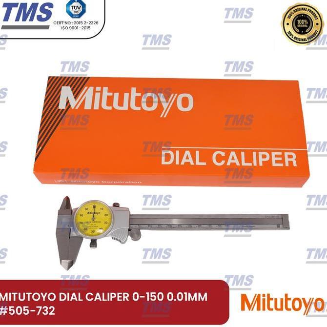 CHIONEZA Sigmat Jarum Jangka Sorong Mitutoyo Dial Caliper 0 150 MM #505-732