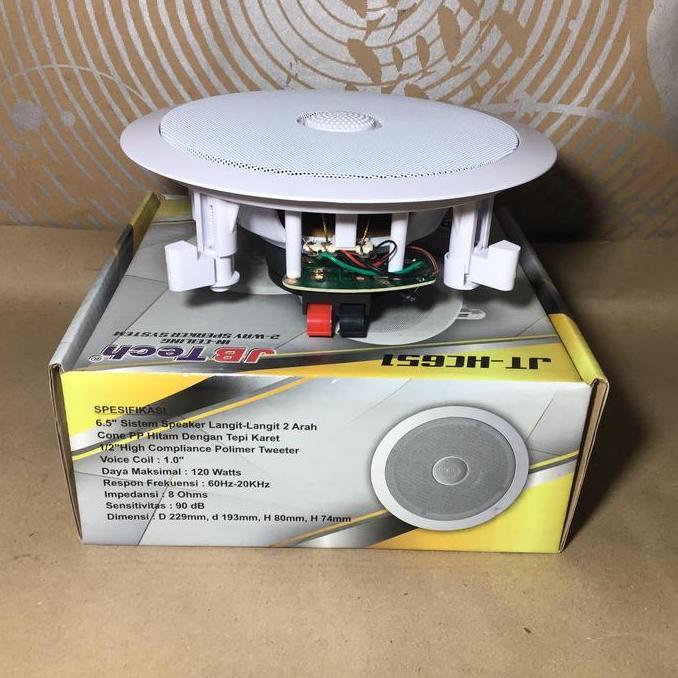 promo Speaker Ceiling 6,5 inch jb tech JT HC651 Speaker plafon/1pc