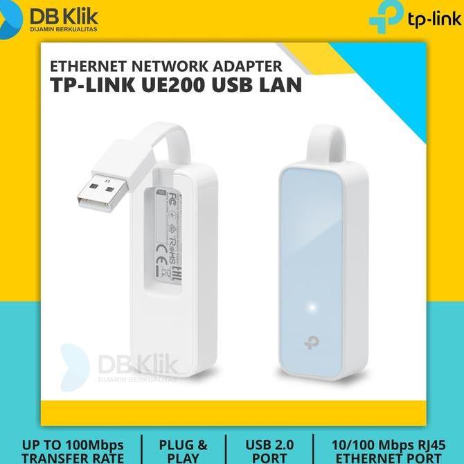 USB LAN TP Link UE200 Fast Ethernet Adapter - TPLink UE 200