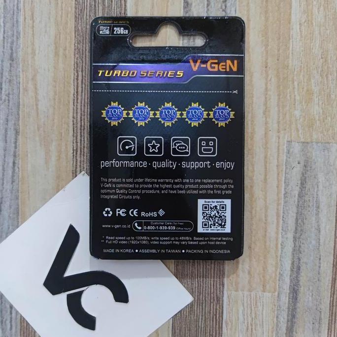 V-Gen Micro SD 16GB 32GB 64GB 128GB 256GB VGEN TURBO MicroSD Memori