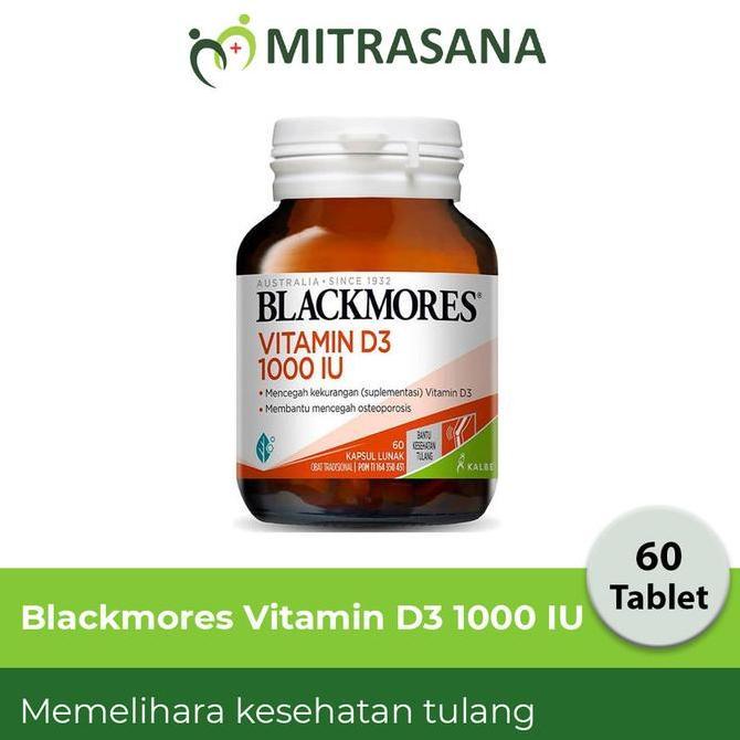 Fit- Blackmores Vitamin D3 1000 Iu 60 Kapsul
