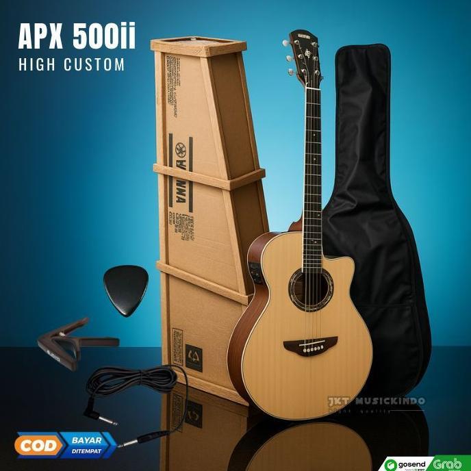 Gitar Akustik Elektrik Listrik Yamaha APX500ii APX 500ii APX 500 APX500 Custom High Quality