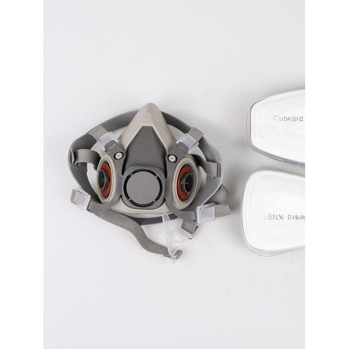 [TOKO 33 ONLINE] -  Masker Gas Respirator - 6200 - Gray - Masker + Filter