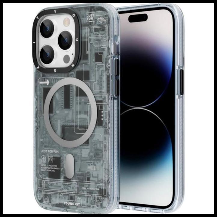 TERBARU CASE CASING MAGSAFE SILICON CYBERPUNK MESIN TPU IPHONE 14 PRO MAX