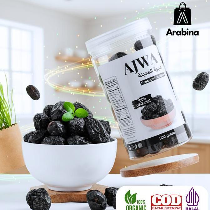 lebaran 2026 kurma ajwa madinah 100% original azwa madina aliyah lembut legit kode 83