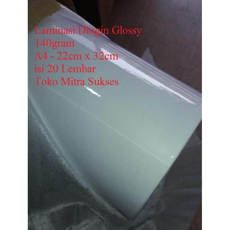 Lansungkirim- Laminasi Dingin Glossy A4+