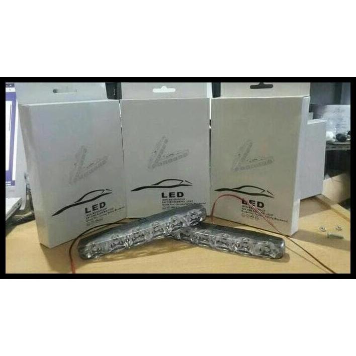 TERBARU LAMPU LED DRL 6 LED YARIS 