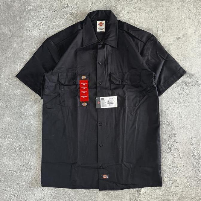 Dickies 1574 Short Sleeve Work Shirt Black