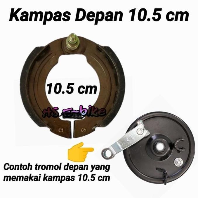 Goeswill- Brake Pad Kampas Rem Sepeda Listrik Depan&Belakang Universal&Belakang Gd Cakram Outdoor