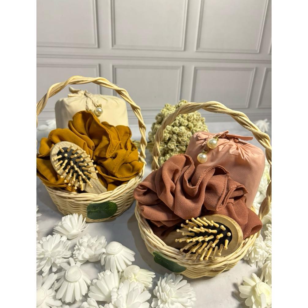 Big Sale Shopia Hampers Lebaran / Hampers Mukena Kemas Keranjang Tile