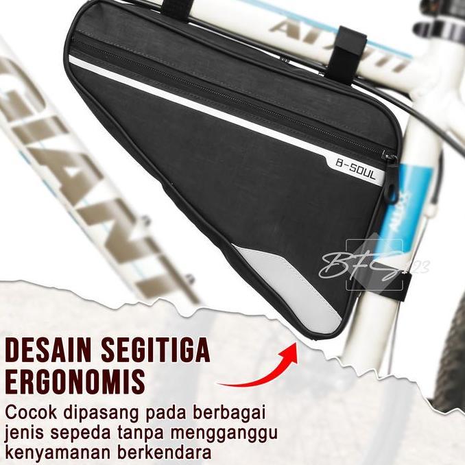 Goeswill- Tas Frame Segitiga Sepeda Merek B-Soul Ukuran Besar