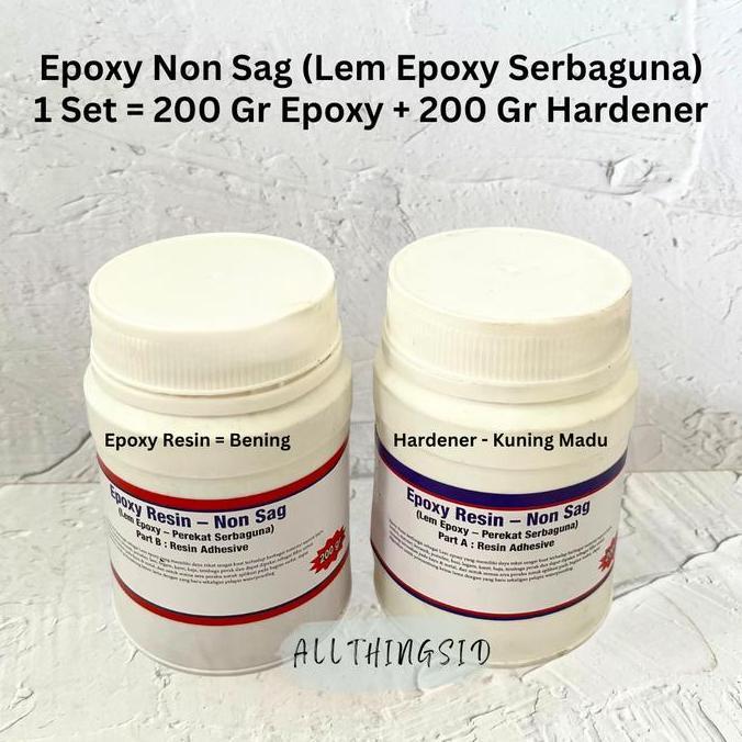 Lancarjaya- Epoxy Resin Non Sag 400 Gr - Lem Epoxy Non Sag
