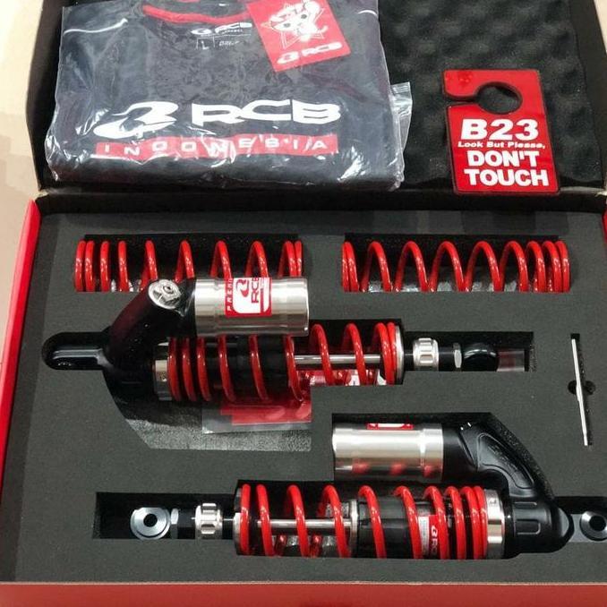 Shock rcb vd series bebek uk 335 mm dobel klik atas bawah rx king red