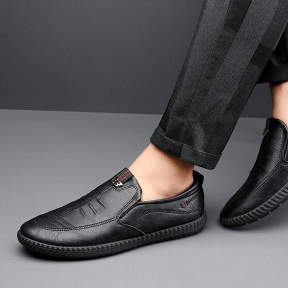 FLASH SALE Leedoo Sepatu Oxford Kulit Kerja Pria Formal Slip On Pria Loafer Sepatu Kuliah Kekinian S