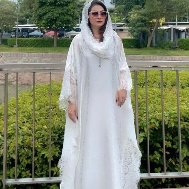 Hokywoi- Humaira Series - Kaftan Brokat Silk Jacquard, Kaftan Pesta, Dress Lebaran Kondangan