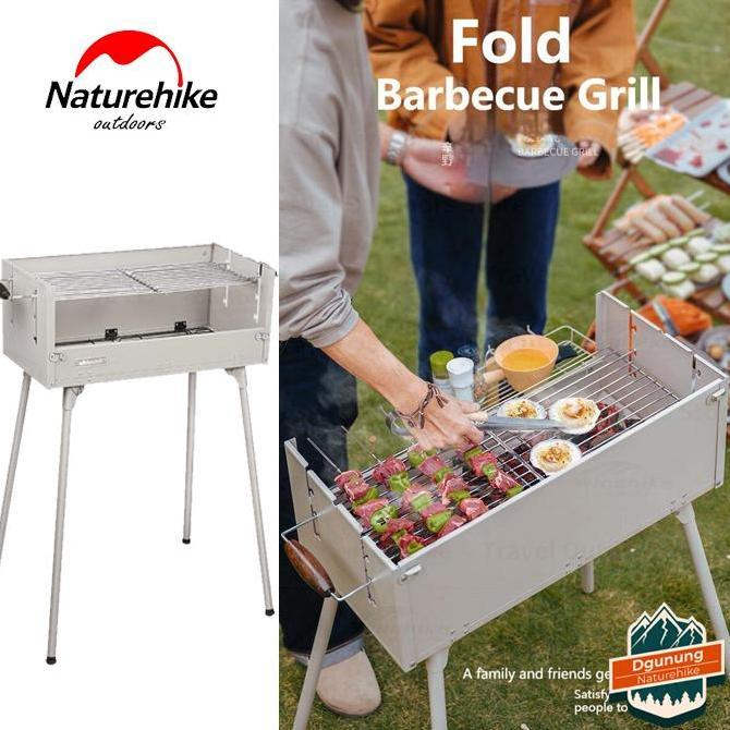 Terlaris Bbq Grill Lipat Portable Piknik Camping Outdoor Naturehike Cnh22Cj038