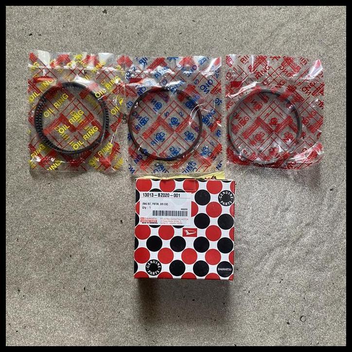 DISKON 13013-BZ020 RING PISTON AVANZA XENIA RUSH TERIOS GRANMAX LUXIO OVERSIZE 0.50 