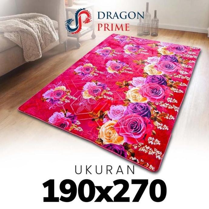 Fmly99- (Live) 190X270 Karpet Busa Malaysia - Dragon Prime Full Varian Designs