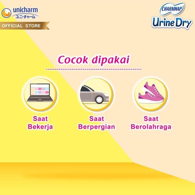 Lansungkirim- Charmnap Urine Dry Pembalut Urine 23Cm